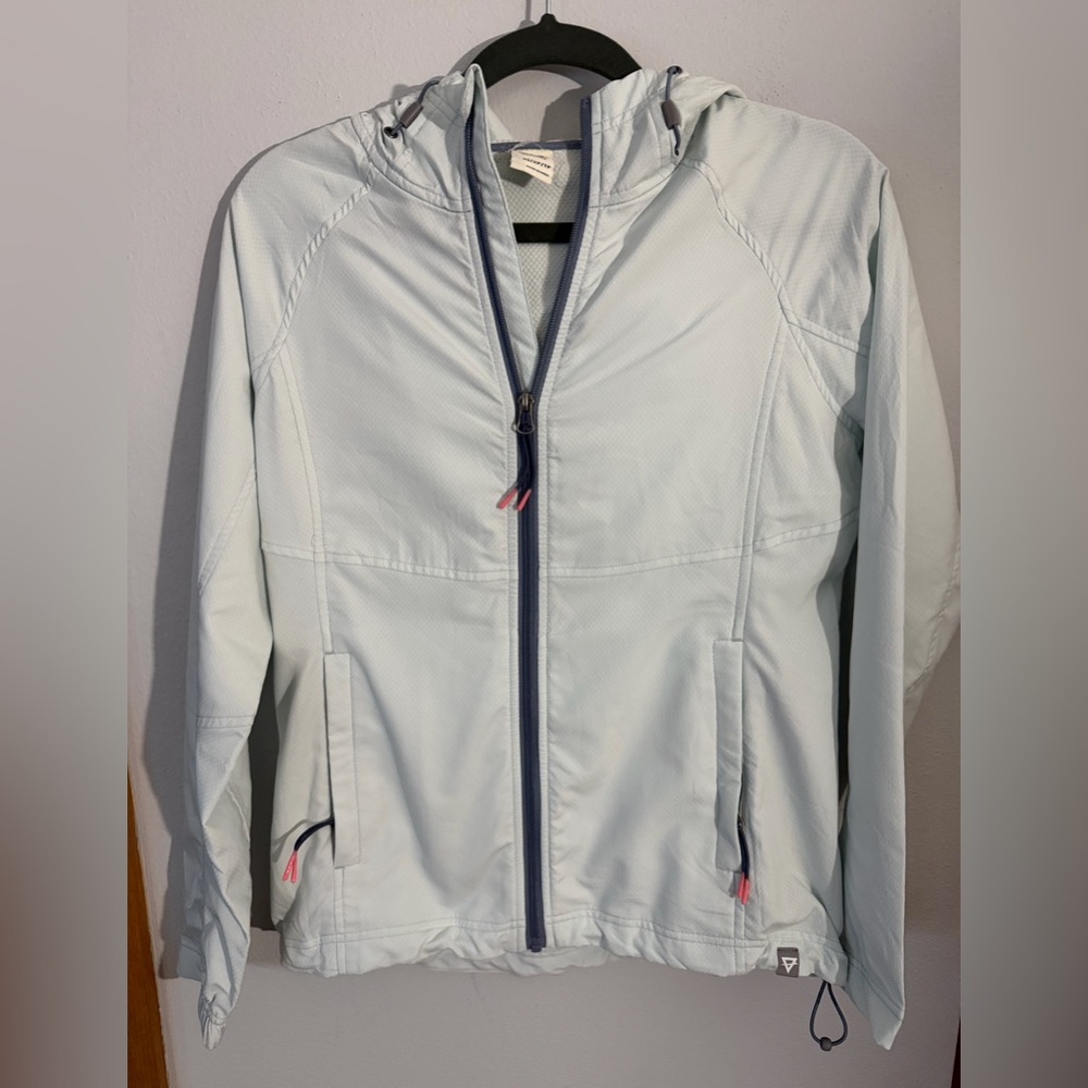 Women's Light Gray Hooded Utility Jacket